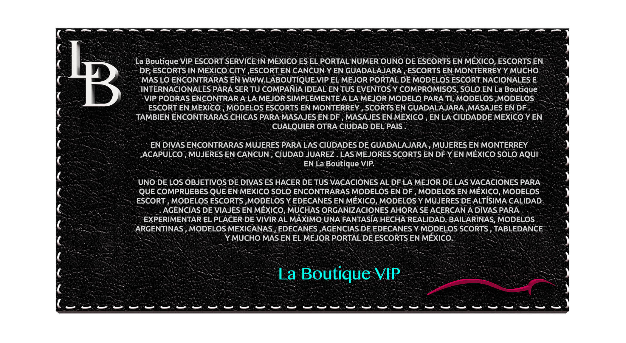 ®La Boutique VIP Modelos Escorts en Mexico